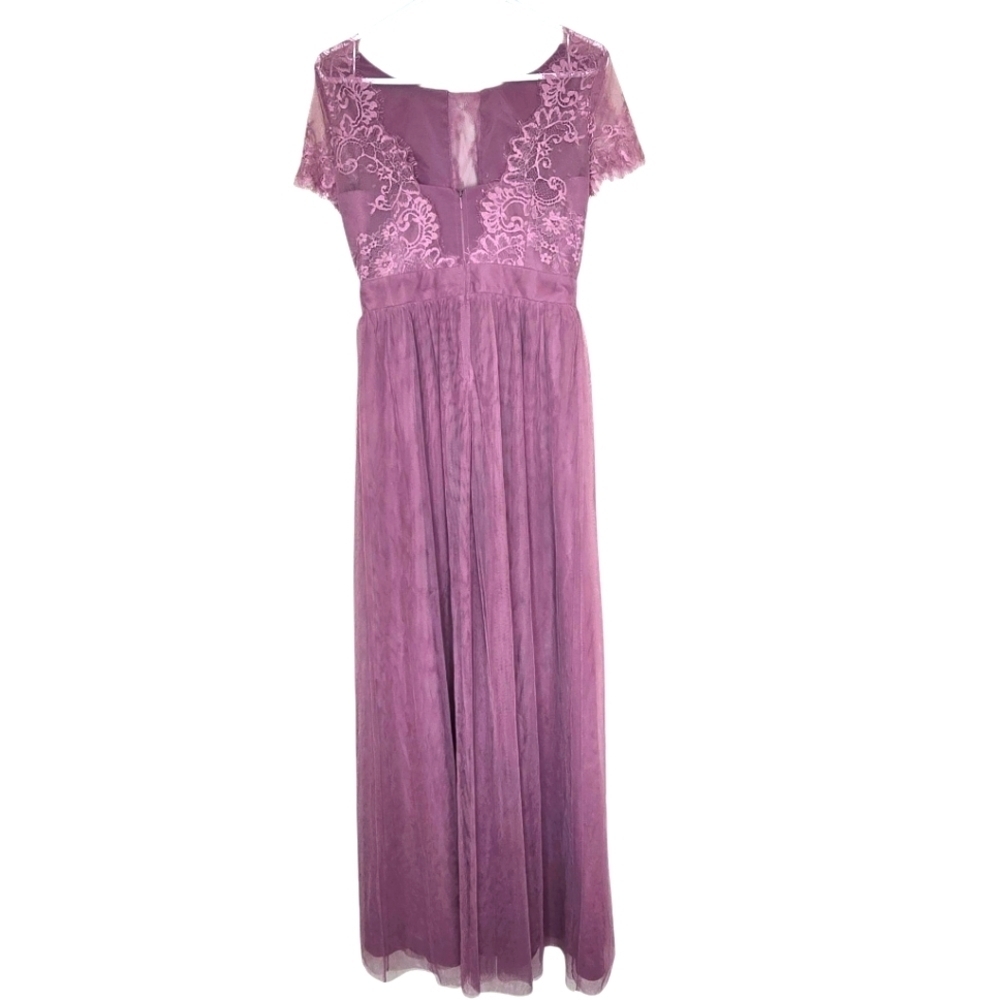 Little Mistress Heidi Lace Overlay Maxi Dress - Picture 13 of 13